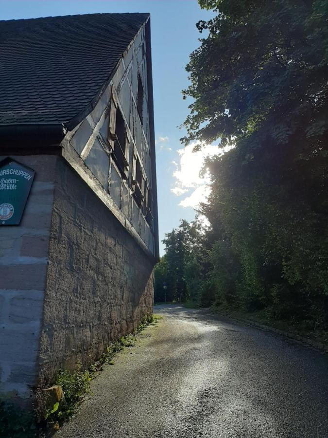 Ferienwohnung Kunst Und Kulturschuppen Hasenmuehle Kammerstein Exteriér fotografie